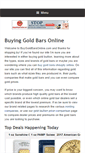 Mobile Screenshot of buygoldbarsonline.com